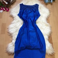 Синя рокля, снимка 2 - Рокли - 10440008