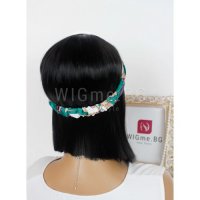 Лента за коса със зелен принт, снимка 3 - Аксесоари за коса - 33047506