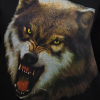Нов дамски суичър с дигитален печат Зъбат вълк, Серия вълци, снимка 2 - Суичъри - 37006930