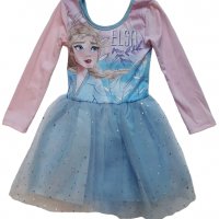 Детска рокля с тюл Disney Frozen, снимка 1 - Детски рокли и поли - 39624962