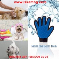 Масажираща ръкавица за обиране на косми от домашни любимци, снимка 4 - За кучета - 28815109
