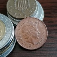 Монета - Великобритания - 1 пени | 1998г., снимка 2 - Нумизматика и бонистика - 35203840
