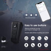 Fineblue F910 Bluetooth слушалка за смартфон с щипка/вибрационна аларма/шумопотискащ микрофон, снимка 2 - Слушалки, hands-free - 42995444