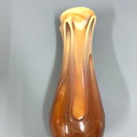 Красива ваза разтопено стъкло, снимка 2 - Вази - 43756790