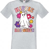 Мъжка тениска Hippie Halloween,Halloween,Хелоуин,Празник,Забавление,Изненада,Обичаи,, снимка 6 - Тениски - 38135440