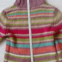 Дебел дамски пуловер поло яка, снимка 6 - Блузи с дълъг ръкав и пуловери - 43606540