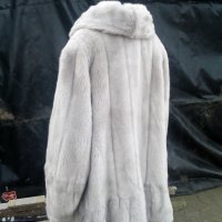 Елегантно дамско палто от еко кожа, снимка 6 - Палта, манта - 27557636