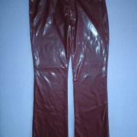 Панталон от PVC- в бордо M,L/ 42, снимка 11 - Панталони - 43346929
