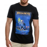 Нова мъжка тениска с дигитален печат на музикалната група Megadeth, снимка 1 - Тениски - 37674893