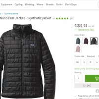 леко пухено якенце Patagonia Nano Puff Jacket размер М , снимка 2 - Якета - 43135728