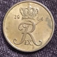 5 йоре Дания 1964 Крал Фредерик IX, снимка 2 - Нумизматика и бонистика - 35148686