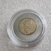 Монета.  Канада . 2 долара. 1996 г. , снимка 5 - Нумизматика и бонистика - 37197552