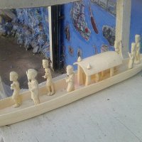 Лодката на фараона от слонова кост, снимка 2 - Антикварни и старинни предмети - 44897030