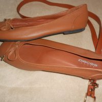 Кожени ниски обувки / балеринки Pieces, снимка 9 - Дамски ежедневни обувки - 26311768