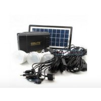 СОЛАРЕН КОМПЛЕКТ с 3 лампи соларна система, слънчев панел, акумулатор, снимка 6 - Къмпинг осветление - 33012732