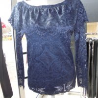 нова дантелена блузка, снимка 1 - Блузи с дълъг ръкав и пуловери - 27476845