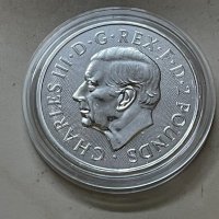 1 oz Сребърна монета "Мерлин" 2023 - Великобритания, снимка 4 - Нумизматика и бонистика - 43710248