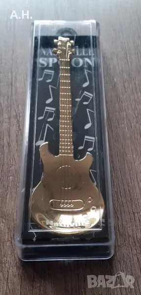 Лъжица за кафе сувенир САЩ Нашвил, снимка 1