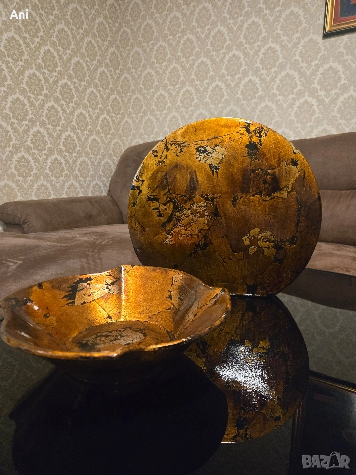 Комплект ваза + купа / дизайнерски модел/, снимка 1