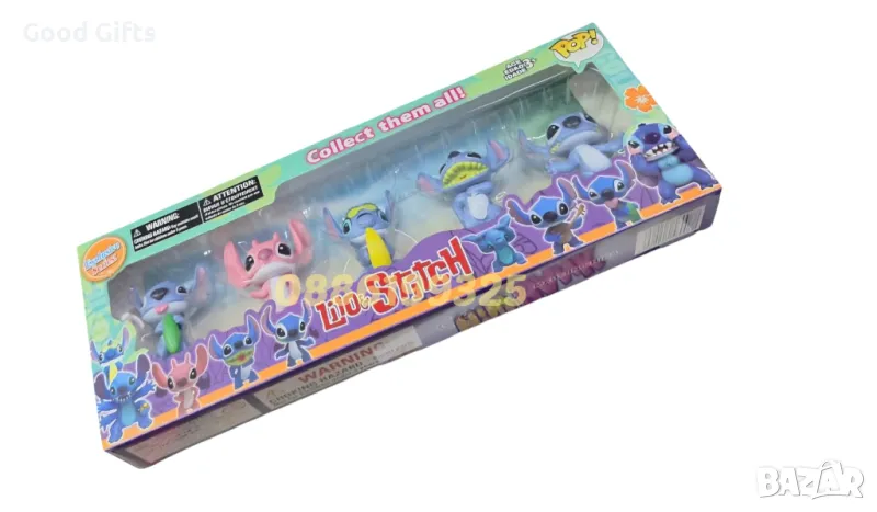 5 броя Фигурки Лило и Стич, Funko Pop Фигурки Lilo and Stitch, снимка 1
