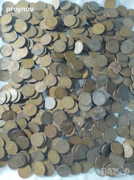 1 килиграм Американски монети от 1 цент, снимка 1