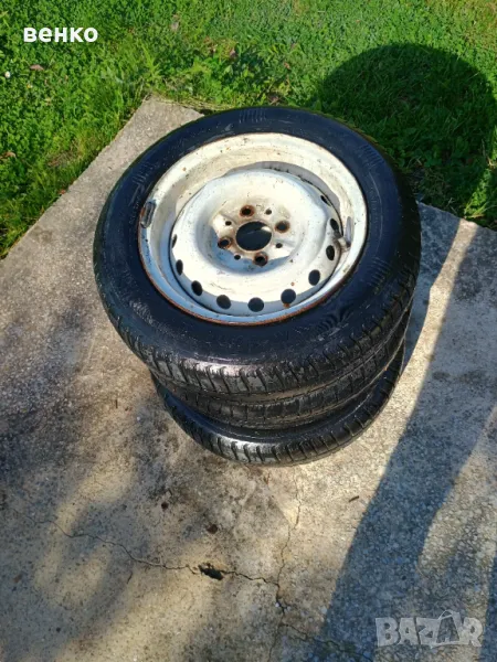 Гуми с джанти за жигула, снимка 1