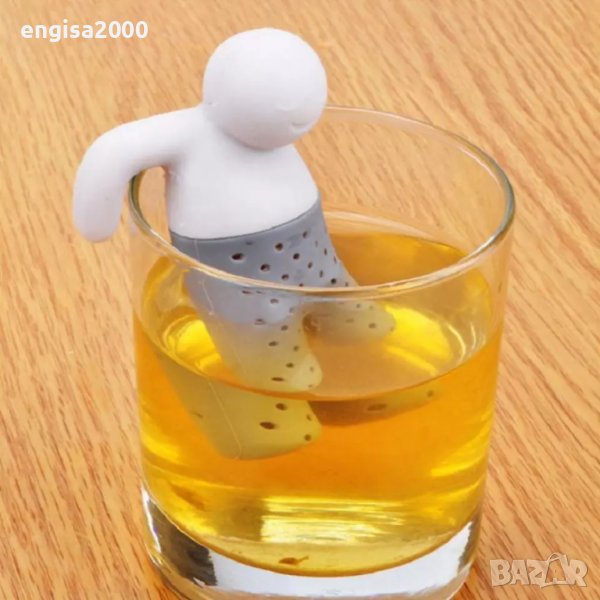 ПРОМО! Силиконов Инфузер за чай (човече), снимка 1