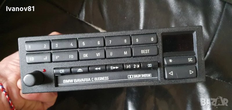 Оригинално радио за бмв е30 e31 e32 е34 e34 M5 Bmw E30 E34 E36 M3 Bavaria C Business  Becker  be0774, снимка 1