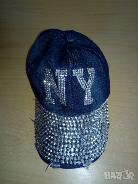 Дънкова шапка NY, снимка 1