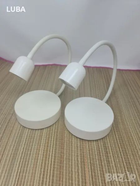 нощни лампи-2 броя/приспособени и за стена чрез фишери или вакум/, снимка 1