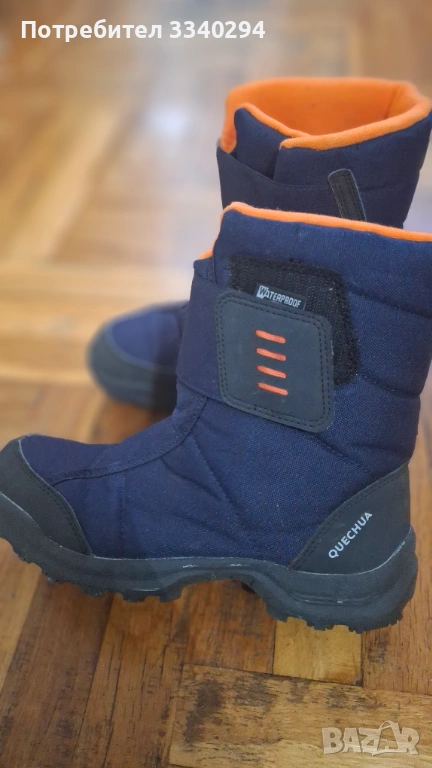 Детски непромокаеми ботуши QUECHUA, размер 37, снимка 1