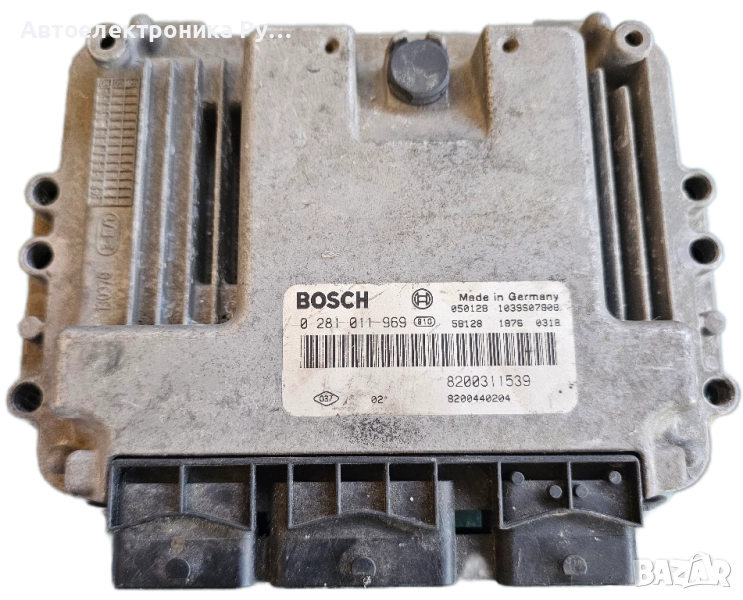 ЕБУ НА ДВИГАТЕЛЯ RENAULT LAGUNA 1.9 DCI BOSCH 0281011969, 0 281 011 969, 8200311539, 8200440204 , снимка 1
