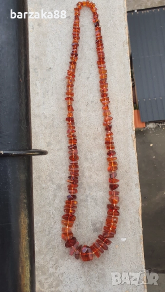 Голям кехлибарен гердан 60 грама, снимка 1