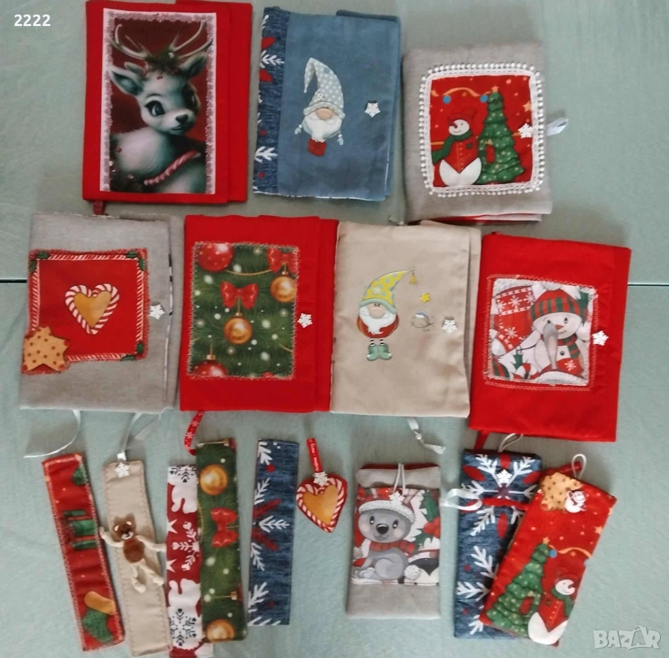 Коледни подвързии за книги , снимка 1