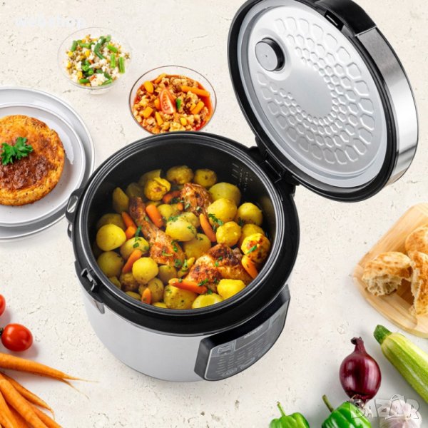 Mултикукър Mюлер MULTICOOKER MUHLER 5L , 45 програми , отложен старт, , снимка 1