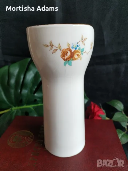 Костен порцелан, ваза, снимка 1