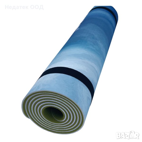Постелка за фитнес, Yoga Blue, 183x61x0.5см, снимка 1