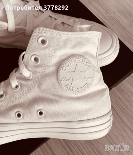 Кецове Converse, Нови, № 37.5, стелка между 24 и 24,5см.Само са мерени, неточен номер.100 лв, снимка 1