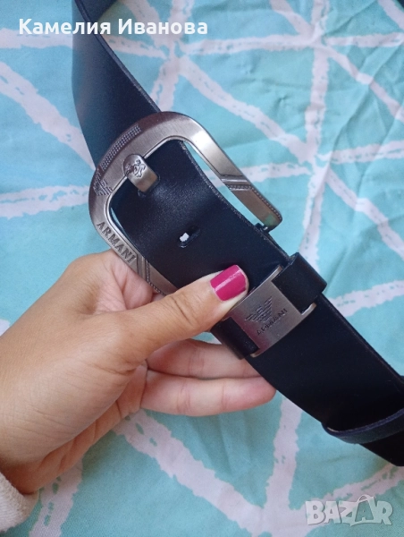 Мъжки колан с регулиране Аrmani , снимка 1