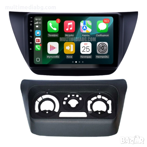 Mitsubishi Lancer 2000 - 2010 Мултимедия Навигация Android, снимка 1