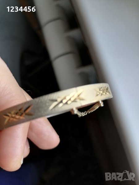 Позлатена гривна, елегантна и стилна, в кутия, снимка 1