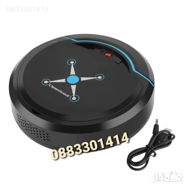 Намаление! Прахосмукачка робот CleanRobot за всякакъв вид настилки ROBOT5, снимка 1