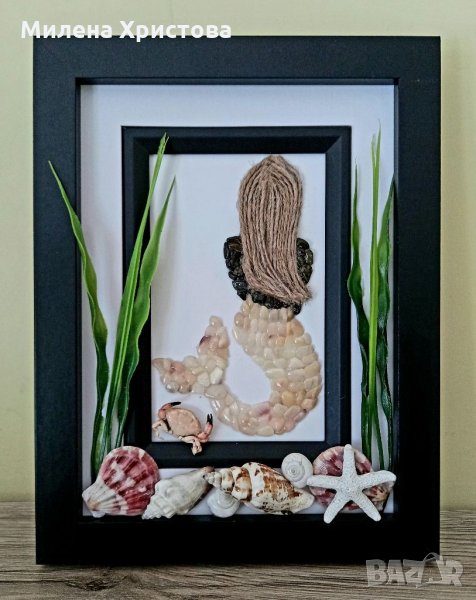 Пано "Русалка", ръчна изработка , снимка 1