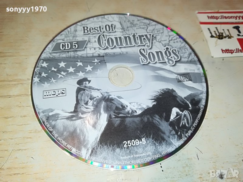 COUNTRY SONGS 5CD 1409221902, снимка 1