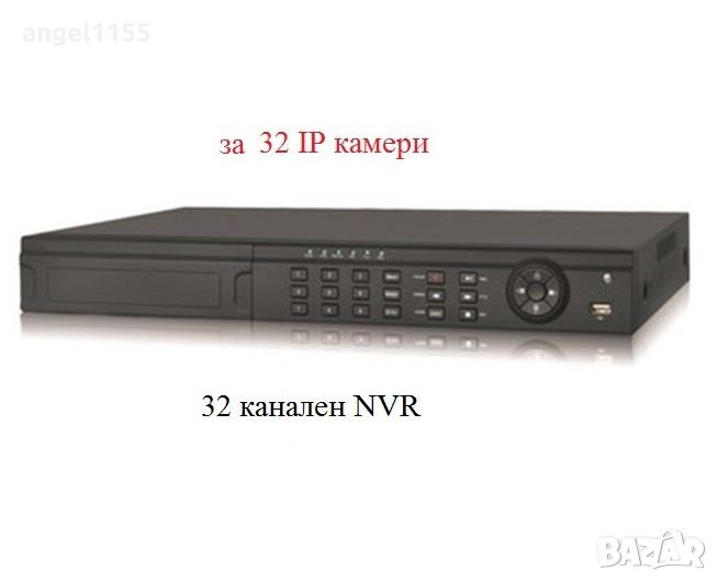 32 канален NVR за IP камери - 3мр мрежов 32ch видеорекордер, снимка 1