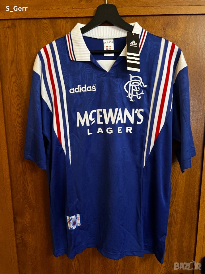 Тениска Глазгоу Рейнджърс Гаскойн Gascoigne 8, снимка 1