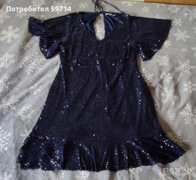 Лъскав топ/рокля, снимка 1