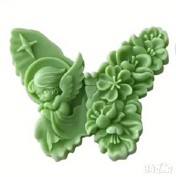Молд пеперуда с ангел, снимка 1