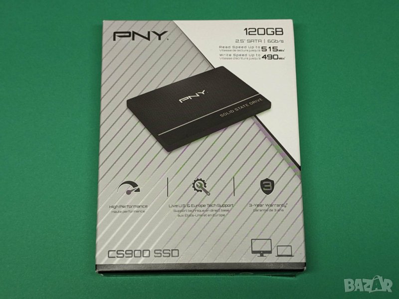120GB SSD супер бърз диск PNY, снимка 1