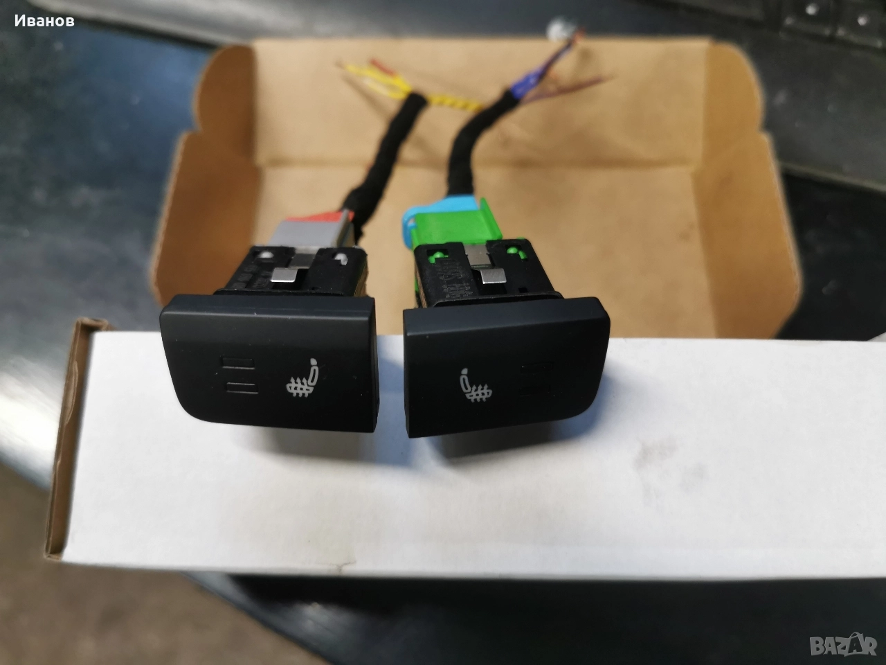 Копчета бутони подгрев седалки поло V 6R 2009-2013 , снимка 1